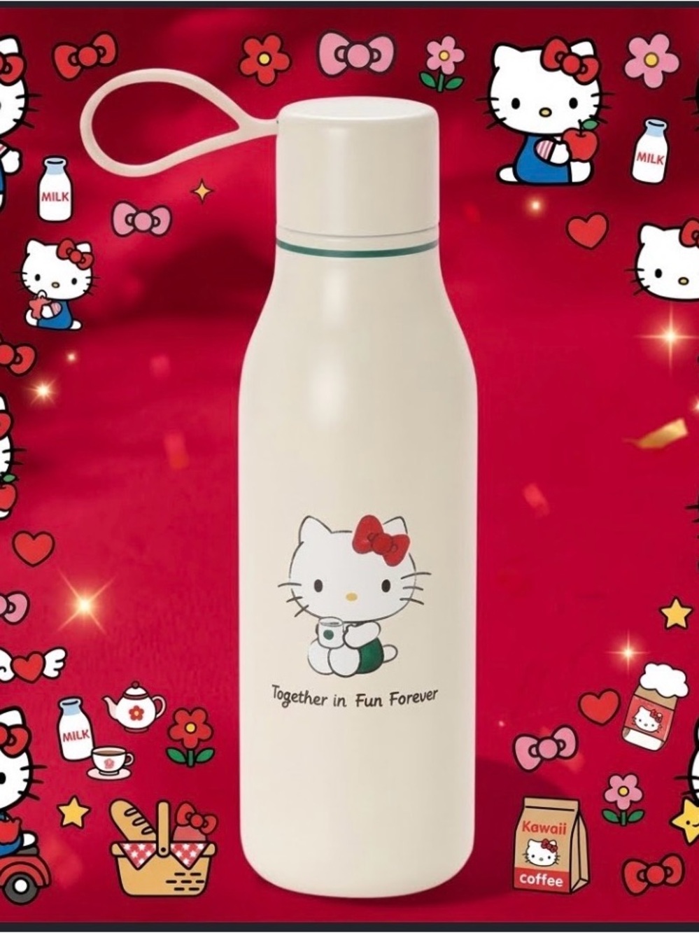 Starbucks x HELLO KITTY 2025 Limited Stainless Steel Water Bottle Tumbler